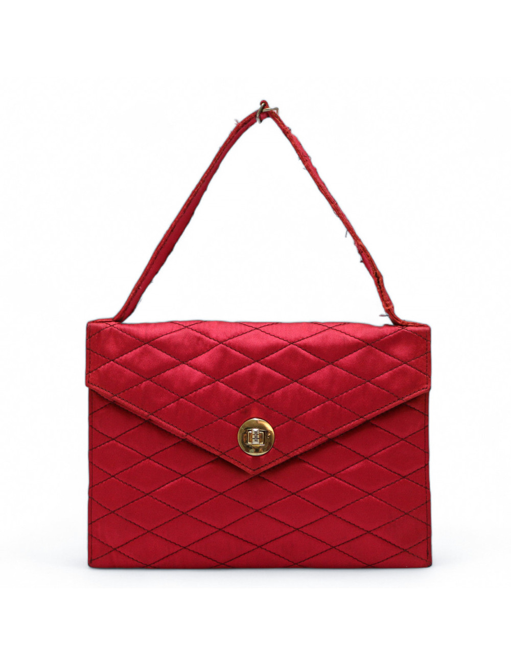 Mini sac du soir CHANEL satin rouge