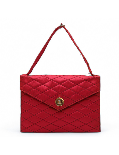 Mini sac du soir CHANEL satin rouge