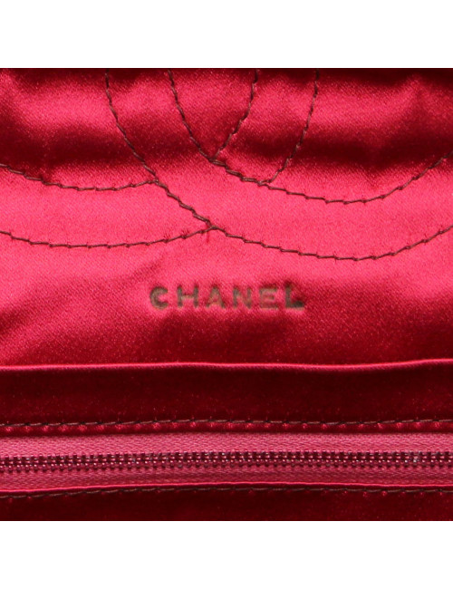 Mini sac du soir CHANEL satin rouge