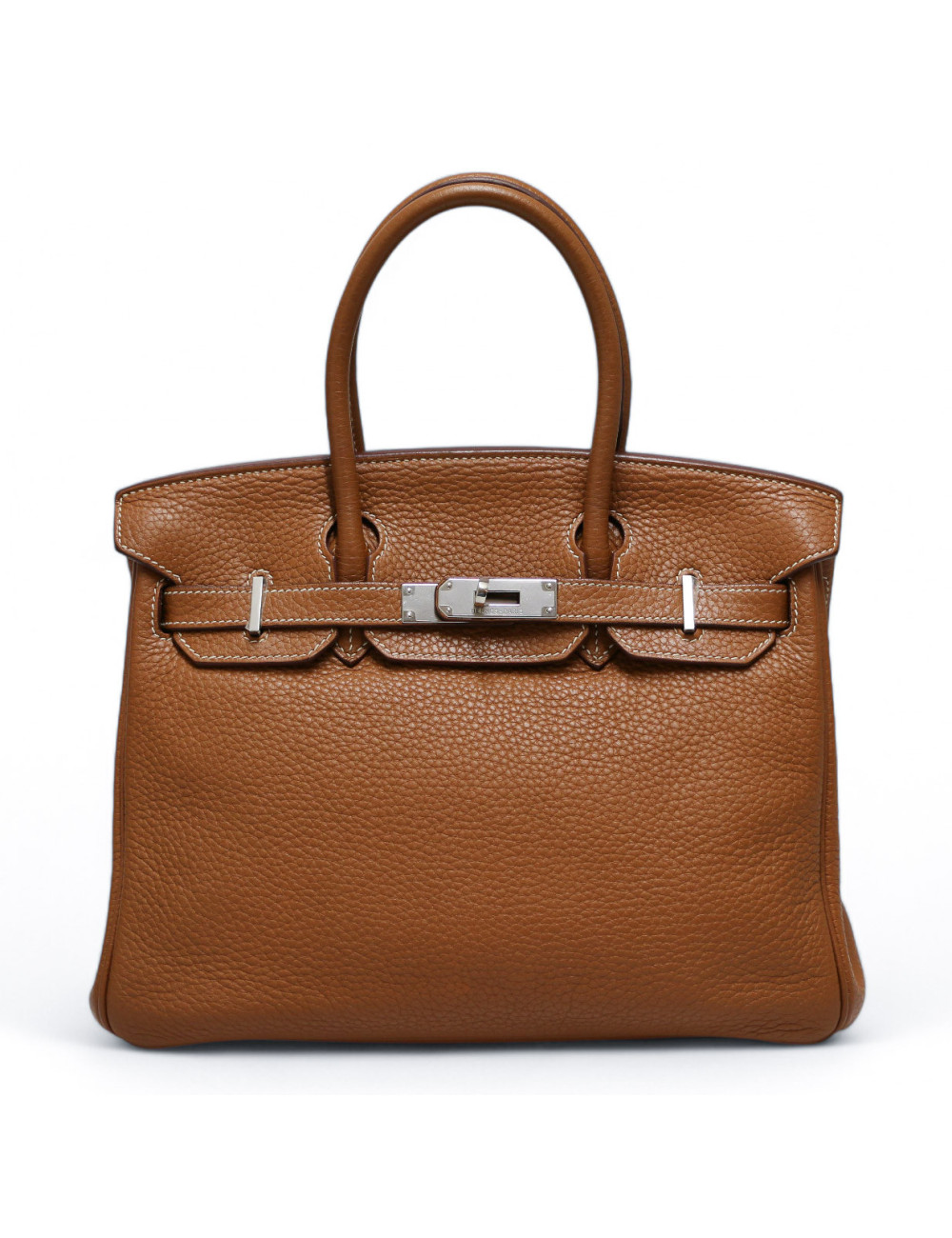Birkin 30 HERMES taurillon Clémence gold