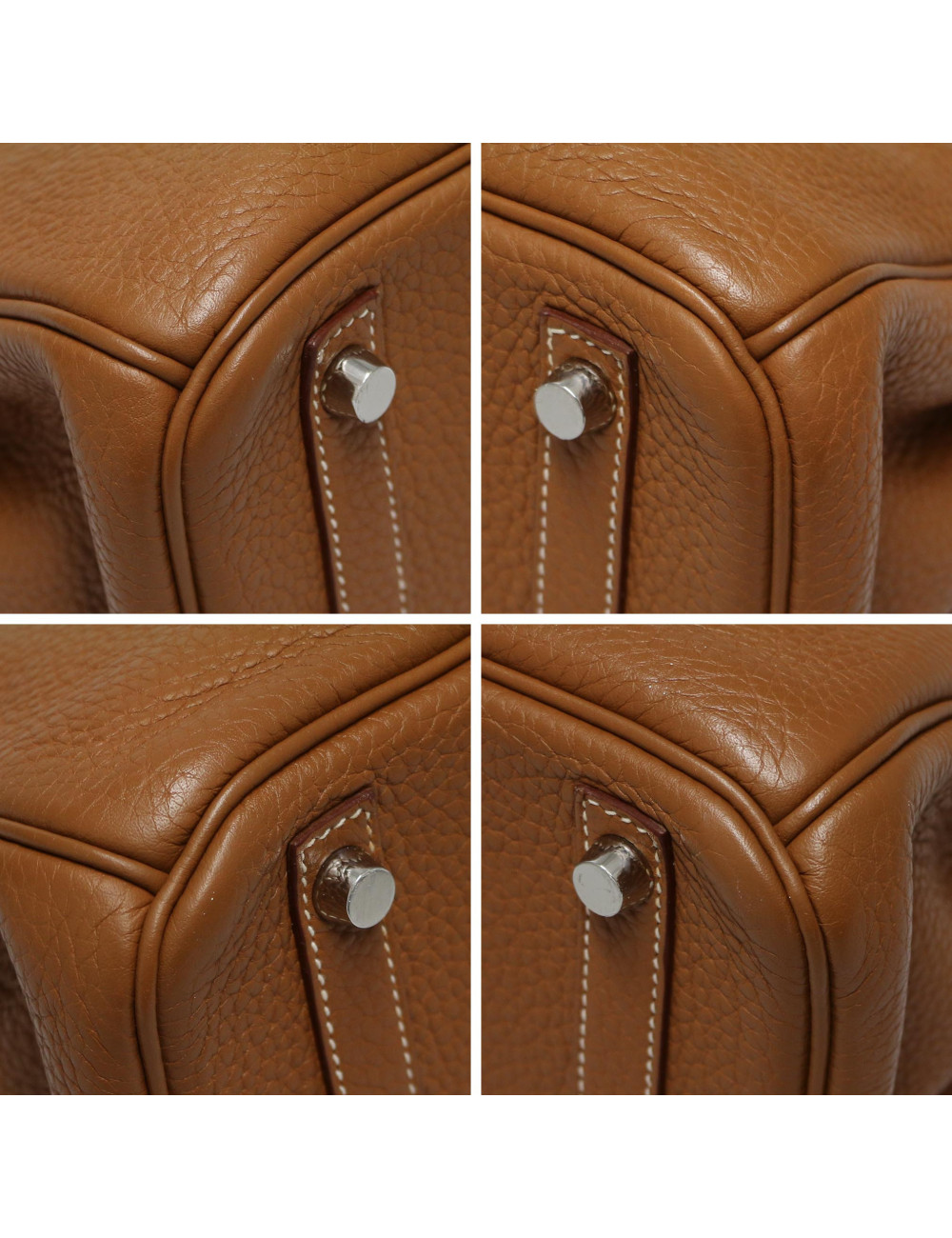 Birkin 30 HERMES taurillon Clémence gold