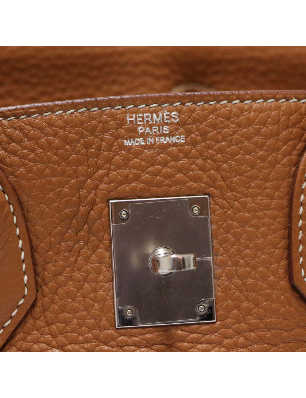 Birkin 30 HERMES taurillon Clémence gold