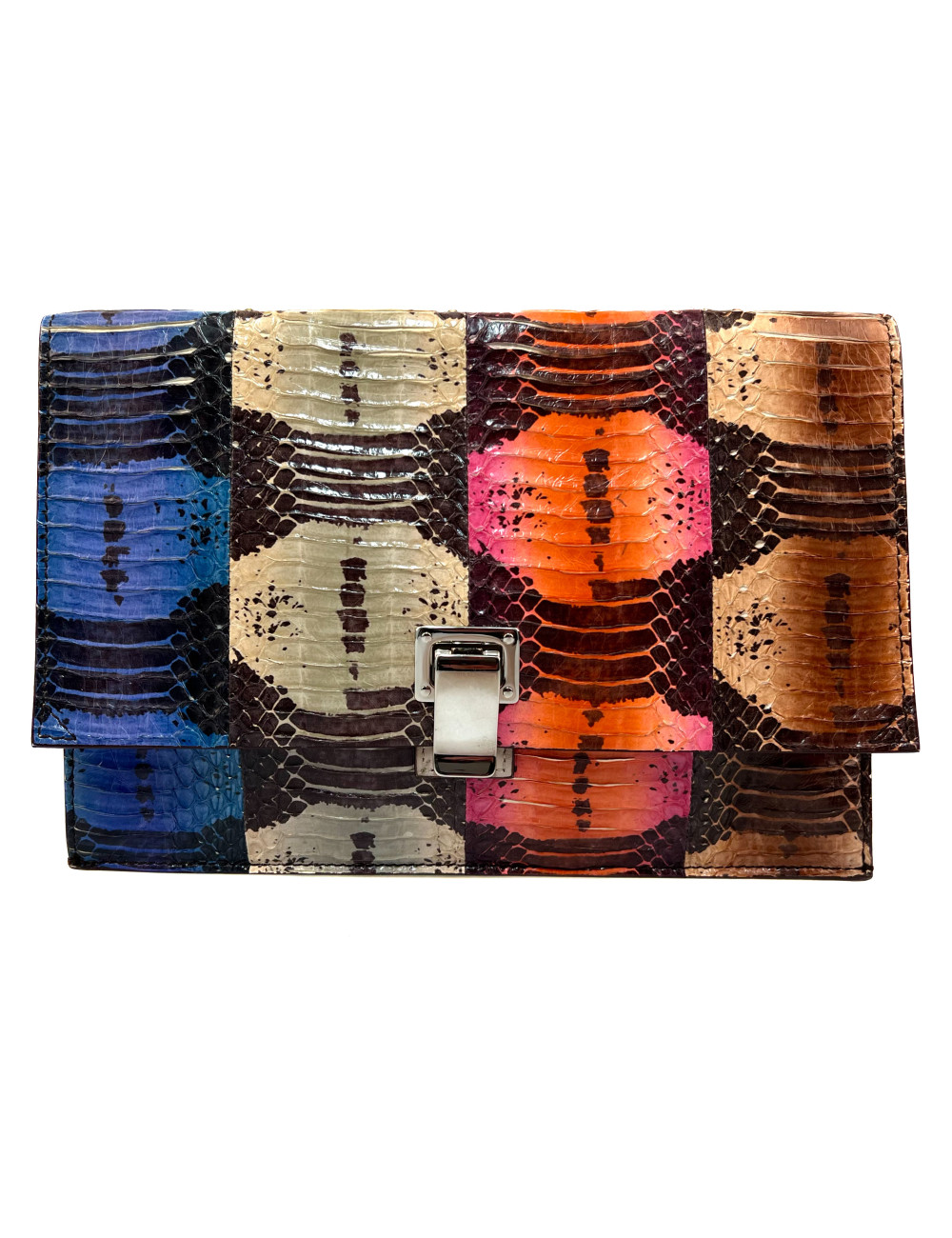 Pochette PROENZA SCHOULER effet peau de serpent