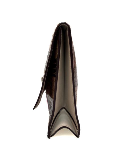 Pochette PROENZA SCHOULER effet peau de serpent