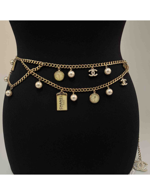 A REPARER Ceinture sautoir CHANEL Paris London