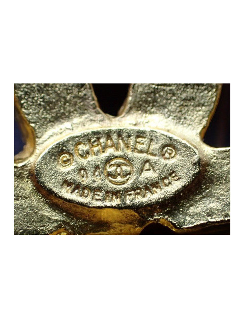 Sautoir coeur CHANEL pâte de verre