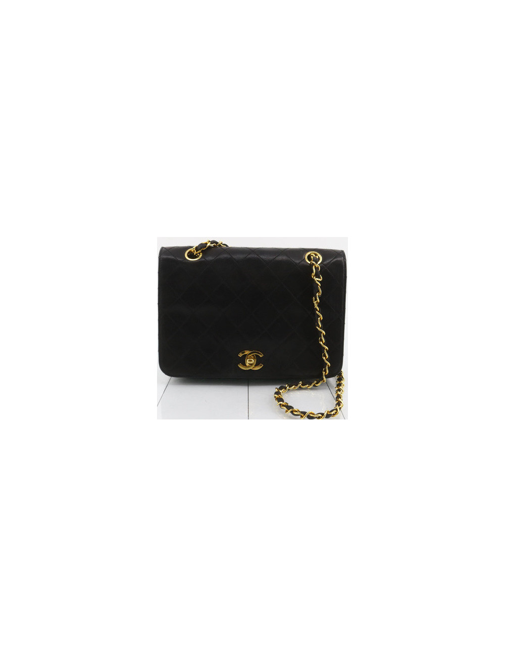 Sac vintage crossbody CHANEL noir
