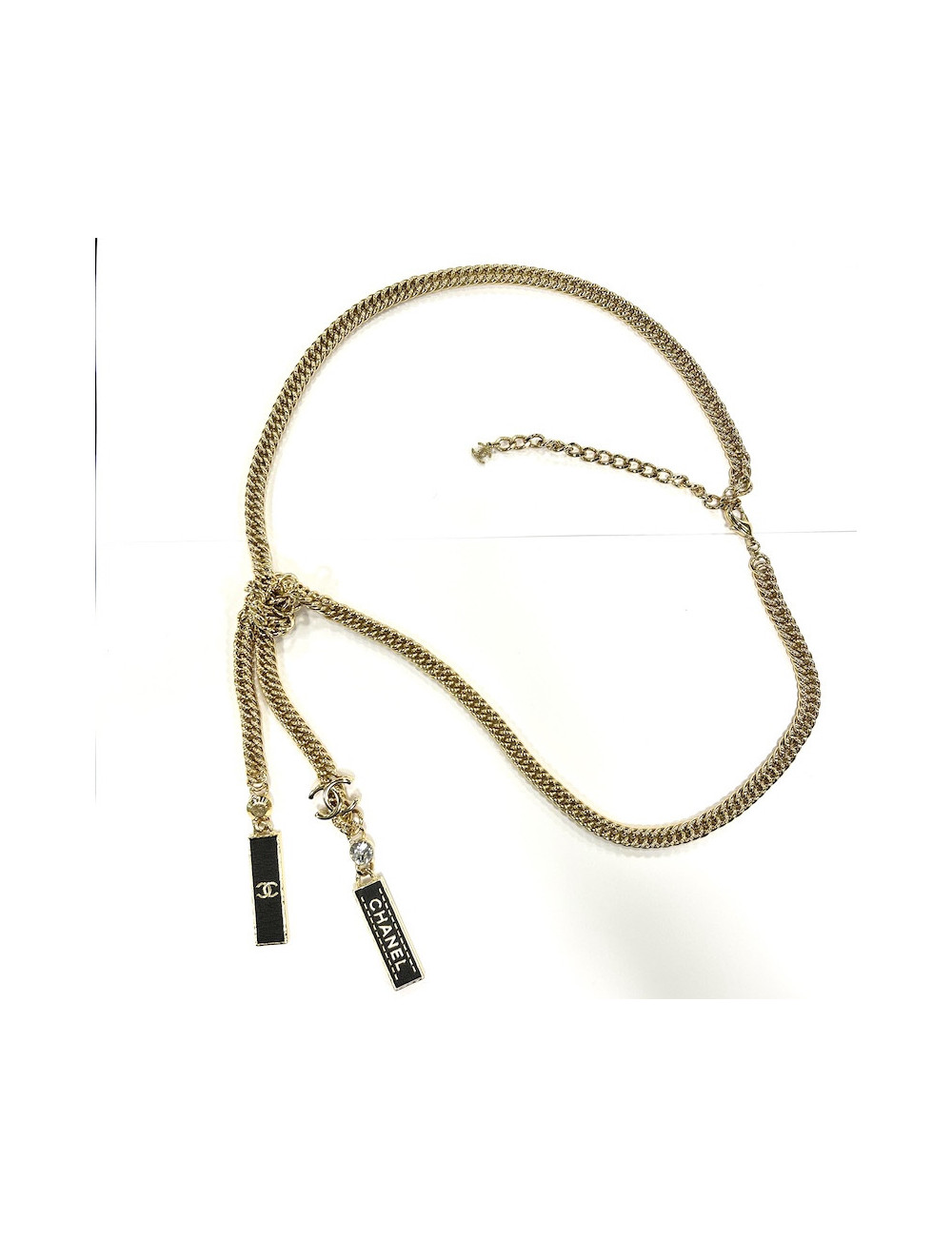 Collier chaine CHANEL à nouer