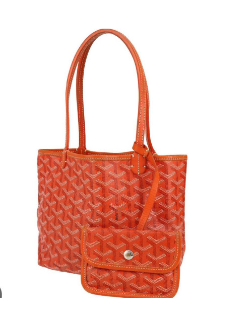 Sac Saint Louis GOYARD réversible orange