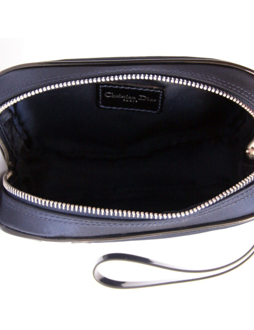 Pochette-trousse DIOR toile bleu marine