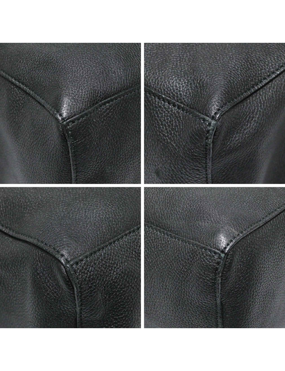 Cabas LANVIN cuir noir souple