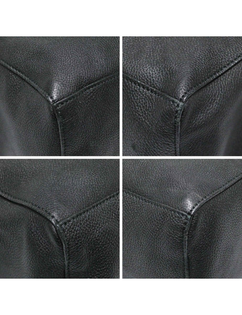 Cabas LANVIN cuir noir souple