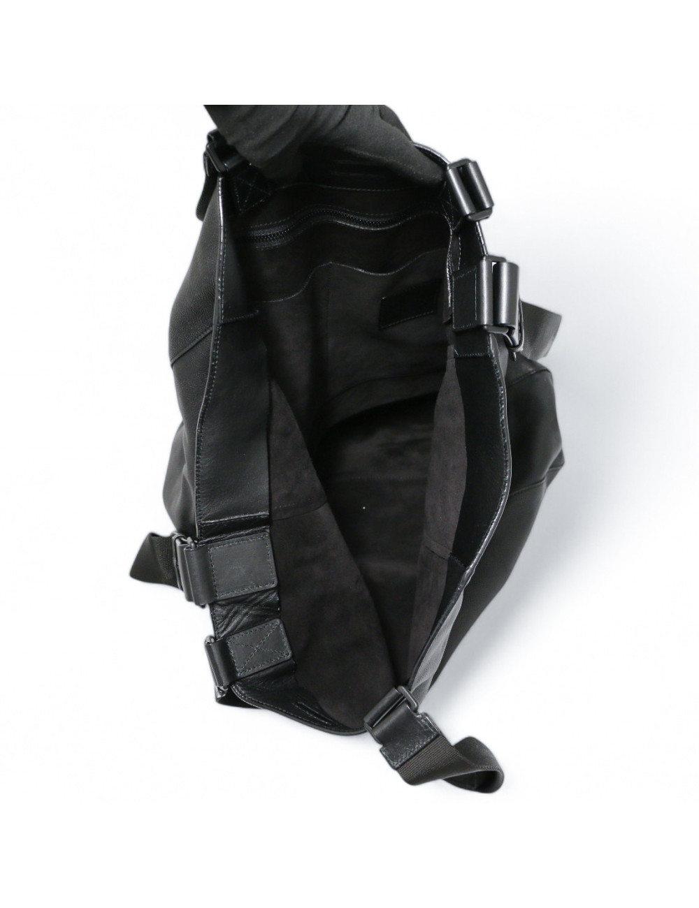 Cabas LANVIN cuir noir souple