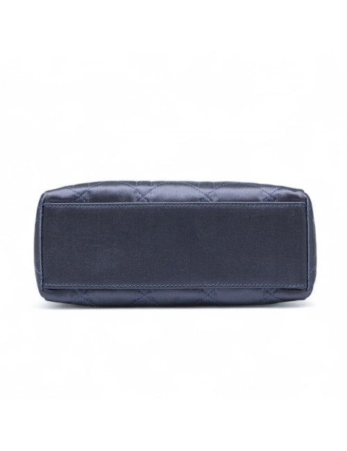 Mini Lady DIOR satin bleu