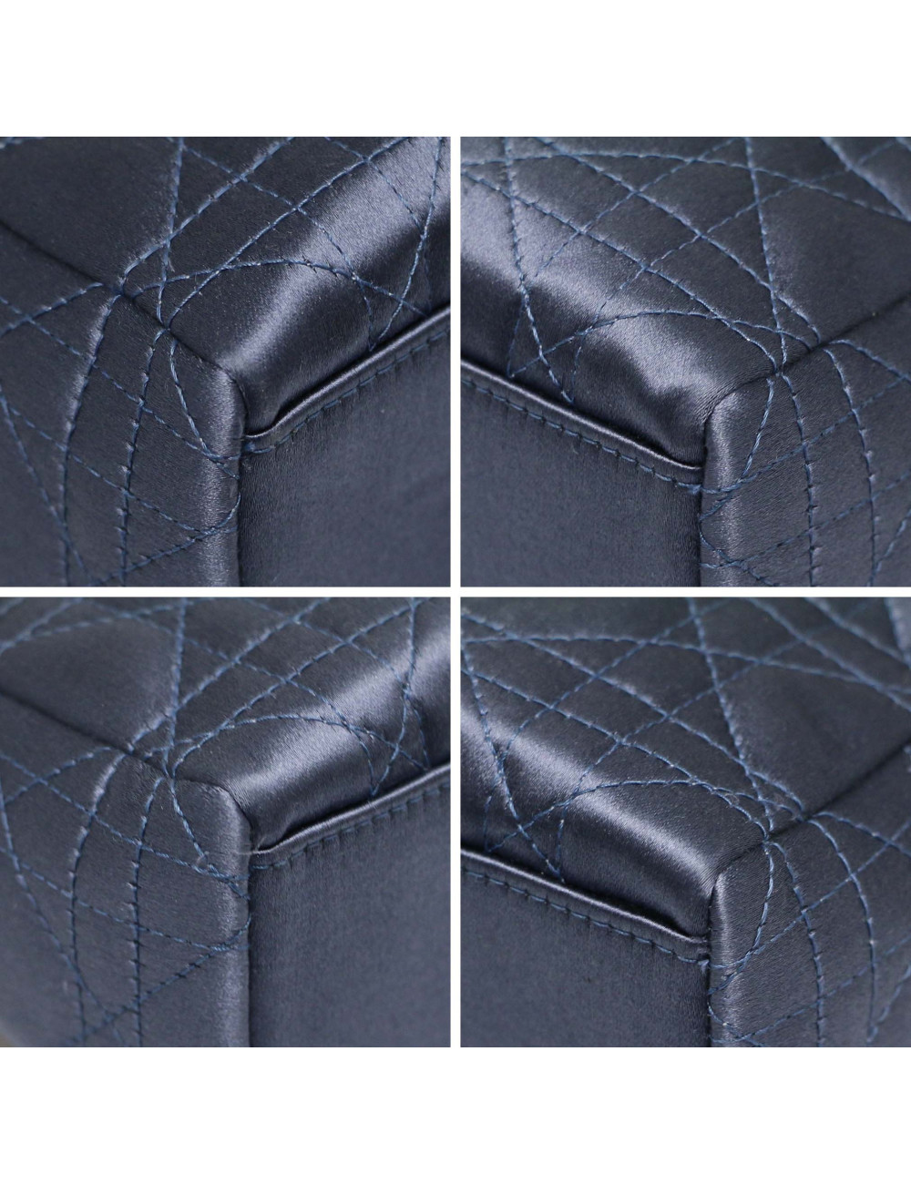 Mini Lady DIOR satin bleu