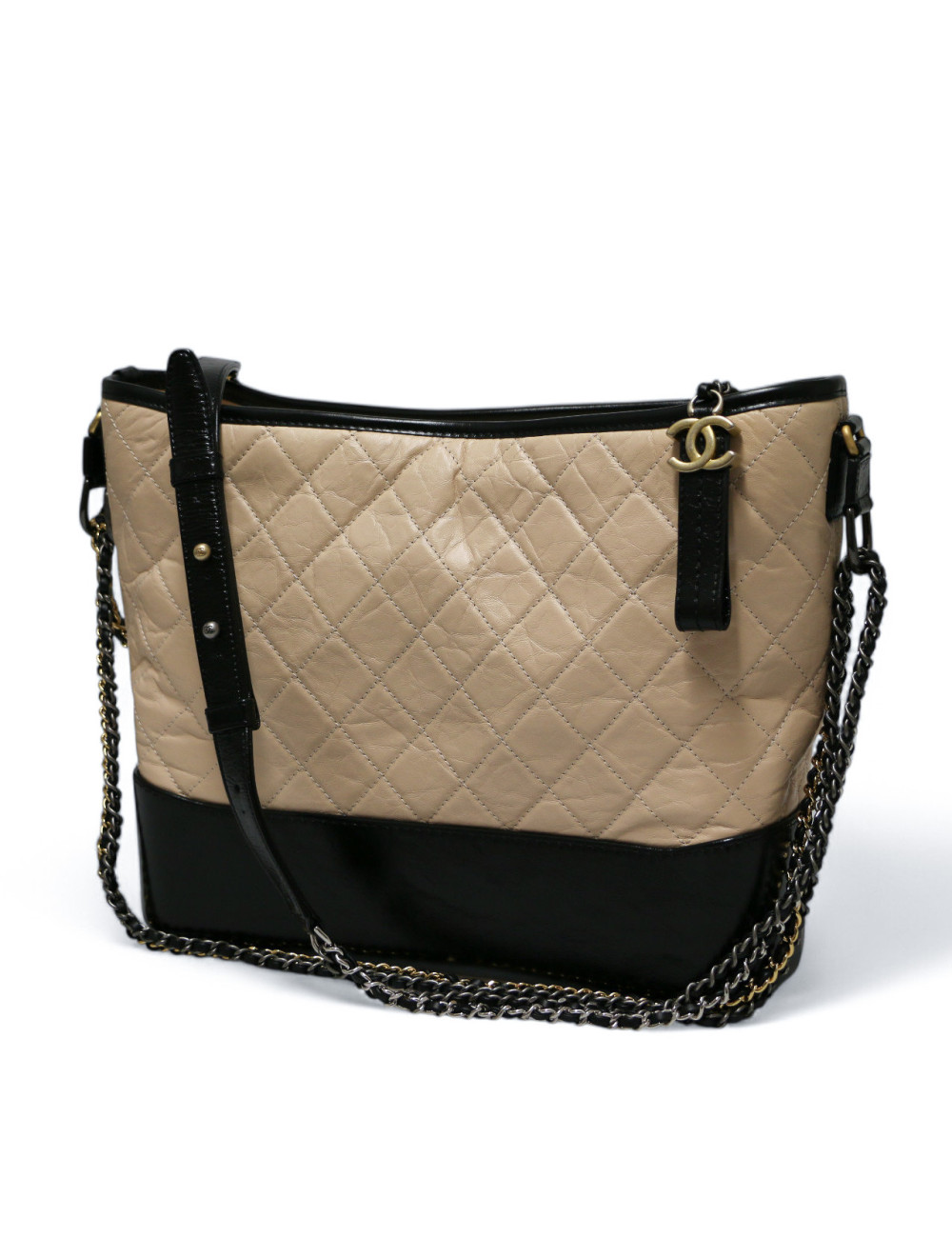 Gabrielle CHANEL bicolore beige noir GM