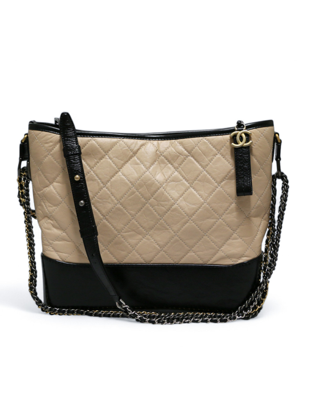 Gabrielle CHANEL bicolore beige noir GM