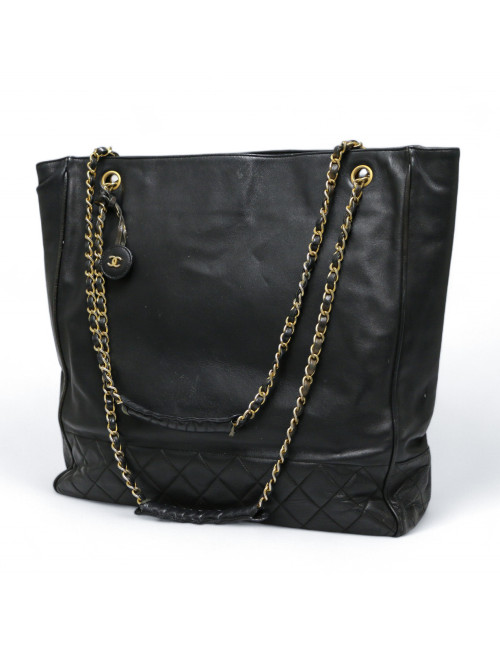Cabas CHANEL vintage noir