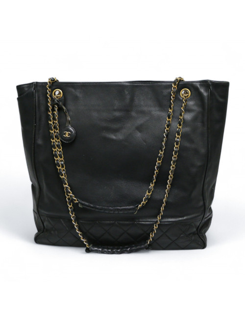 Cabas CHANEL vintage noir