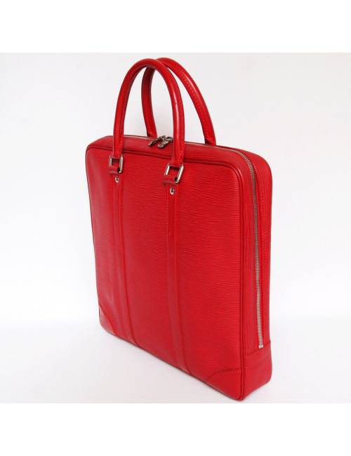 Sac LOUIS VUITTON cuir épi rouge
