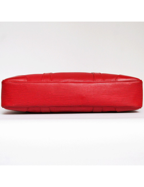 Porte document LOUIS VUITTON cuir épi rouge