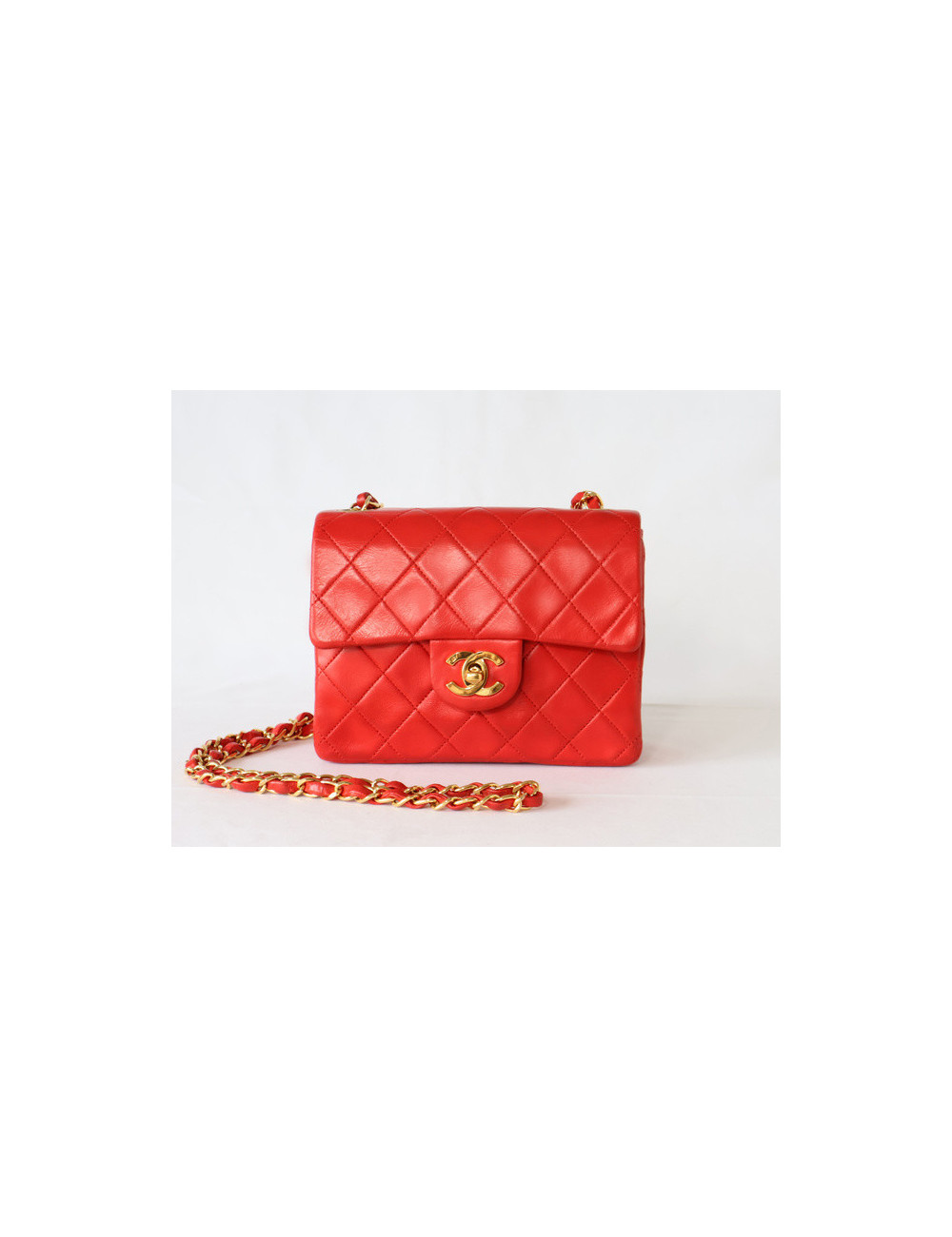 Sac rouge CHANEL 