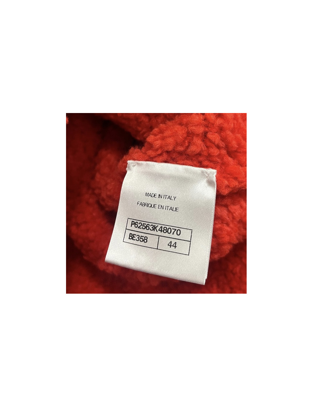 CC Teddy pullover CHANEL rouge