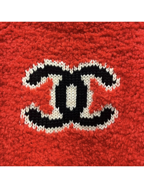 CC Teddy pullover CHANEL rouge