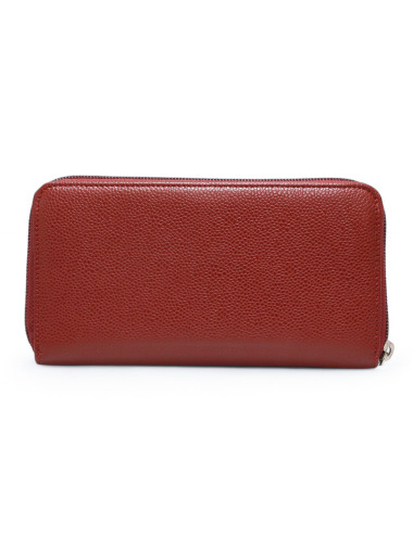 Compagnon CHANEL zippé grainé bordeaux 2