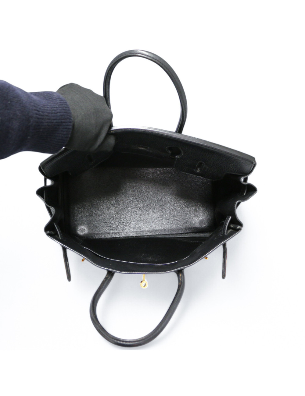 Birkin 35 HERMES cuir de veau Togo  NOIR