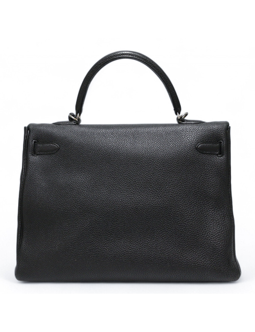 Kelly 35 HERMES cuir de veau Togo noir