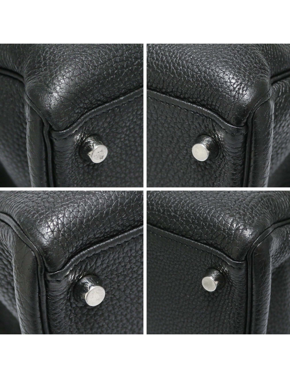 Kelly 35 HERMES cuir de veau Togo noir