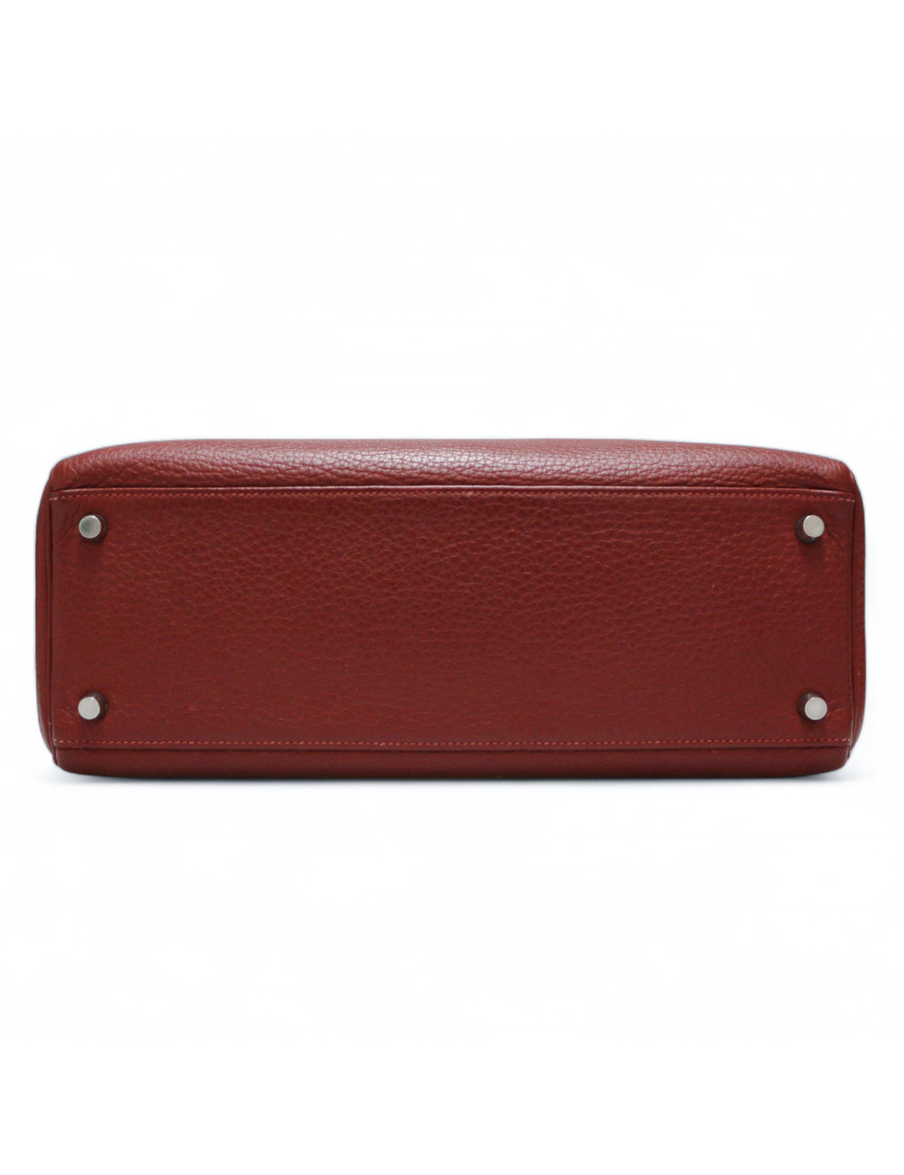 Kelly 32 HERMES cuir de veau Togo Bordeaux