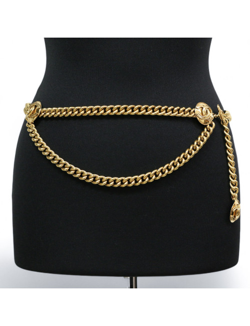 Ceinture vintage CHANEL double rangs