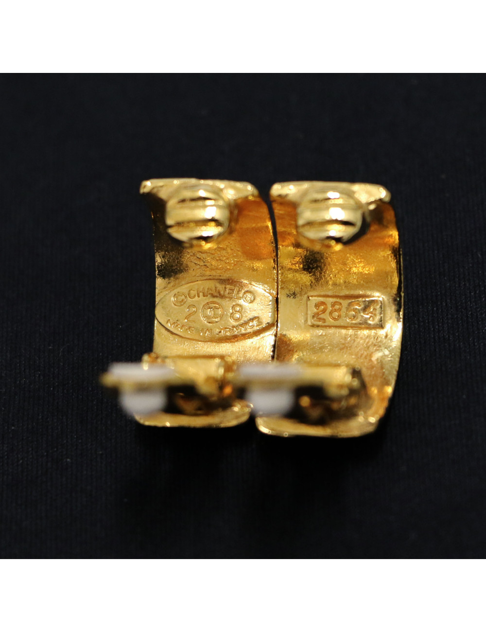 Clips CHANEL créoles vintage