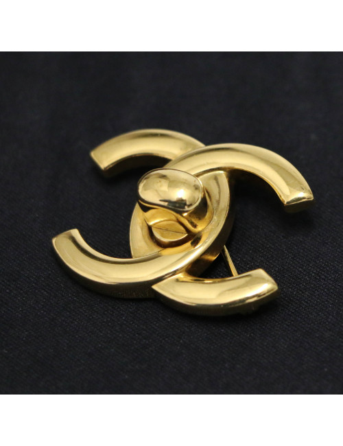 Broche Turnlock CHANEL vintage