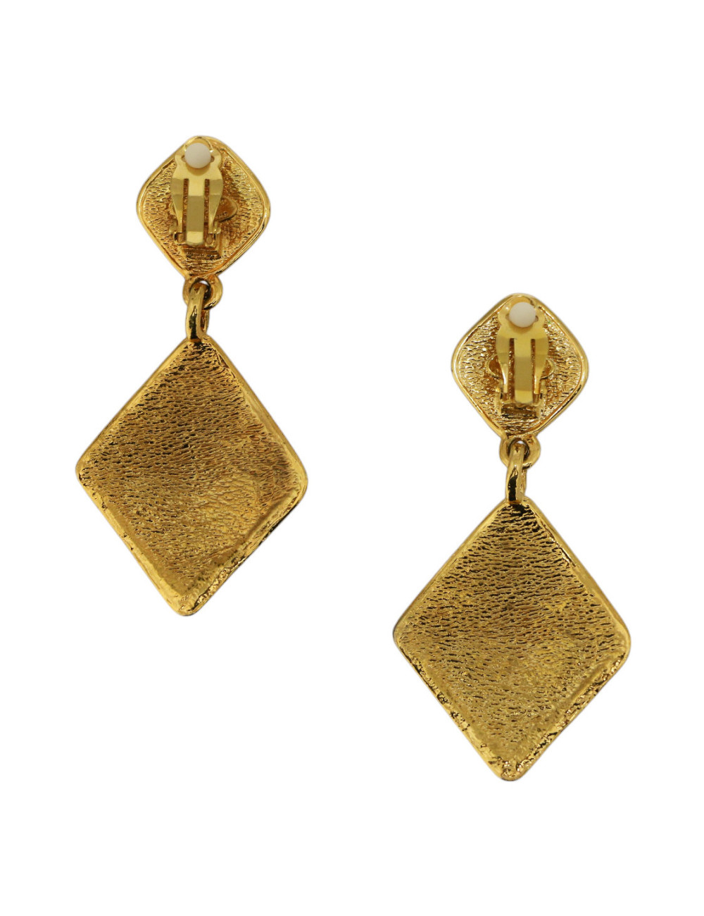 Clips CHANEL losange doré