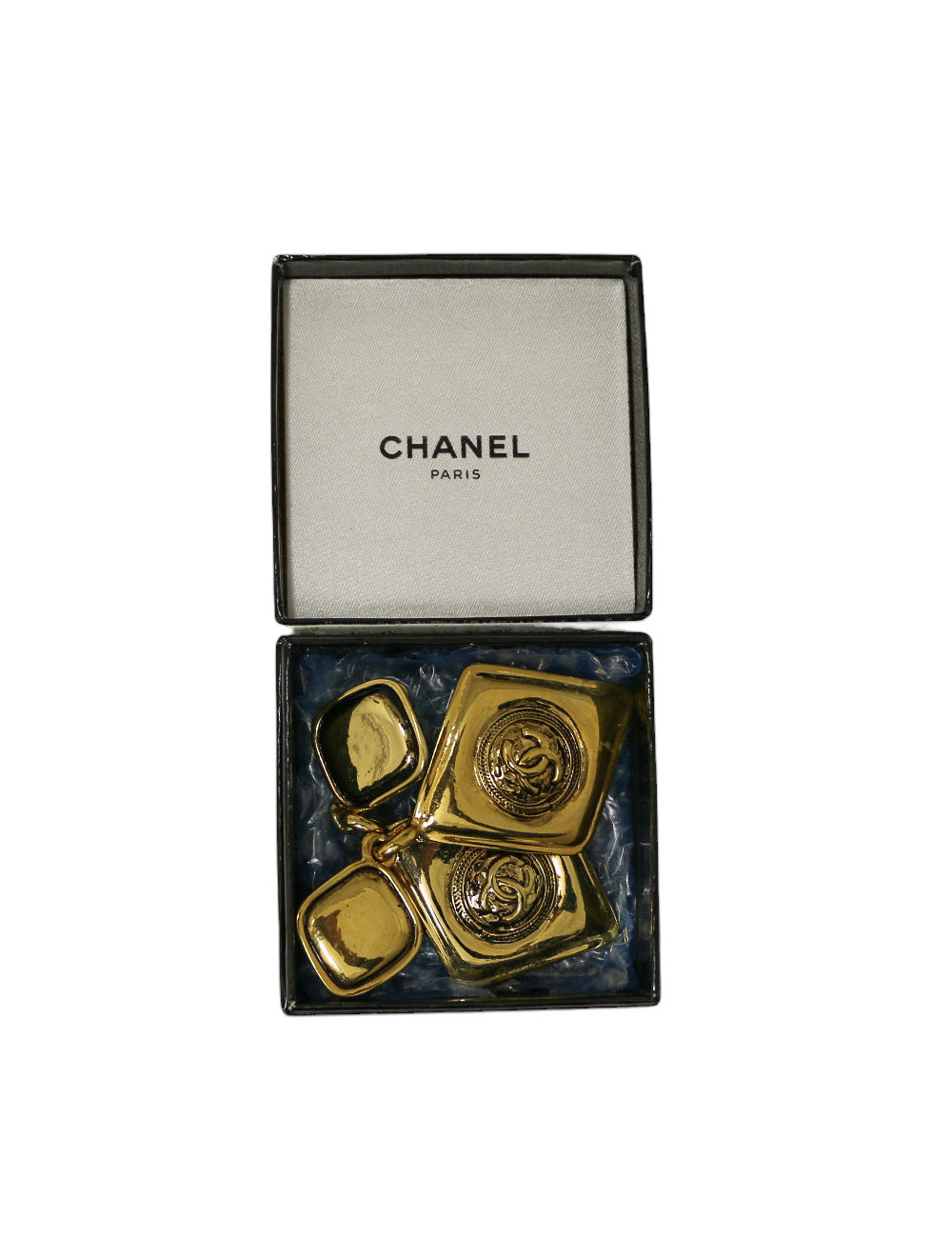 Clips CHANEL losange doré