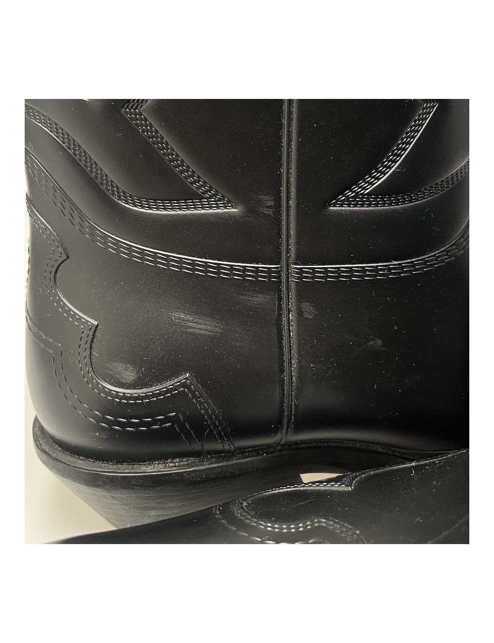 Santiags DIOR West caoutchouc T40