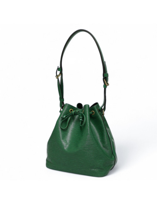 Sac Noé LOUIS VUITTON cuir épi vert