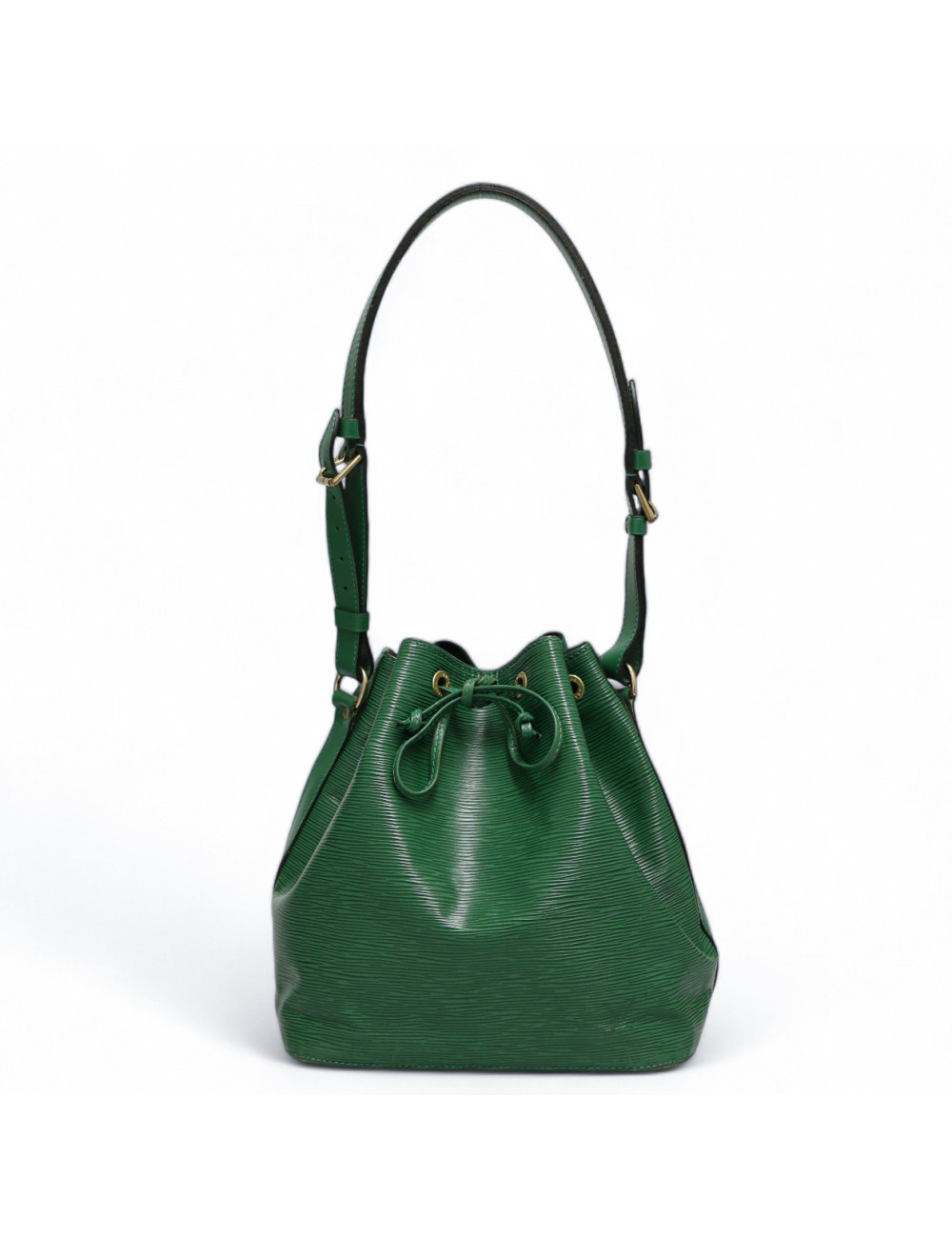 Sac Noé LOUIS VUITTON cuir épi vert