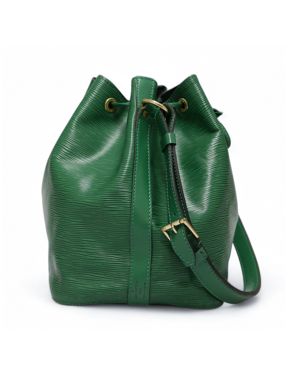 Sac Noé LOUIS VUITTON cuir épi vert