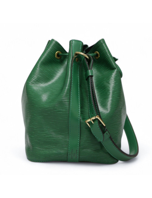 Sac Noé LOUIS VUITTON cuir épi vert