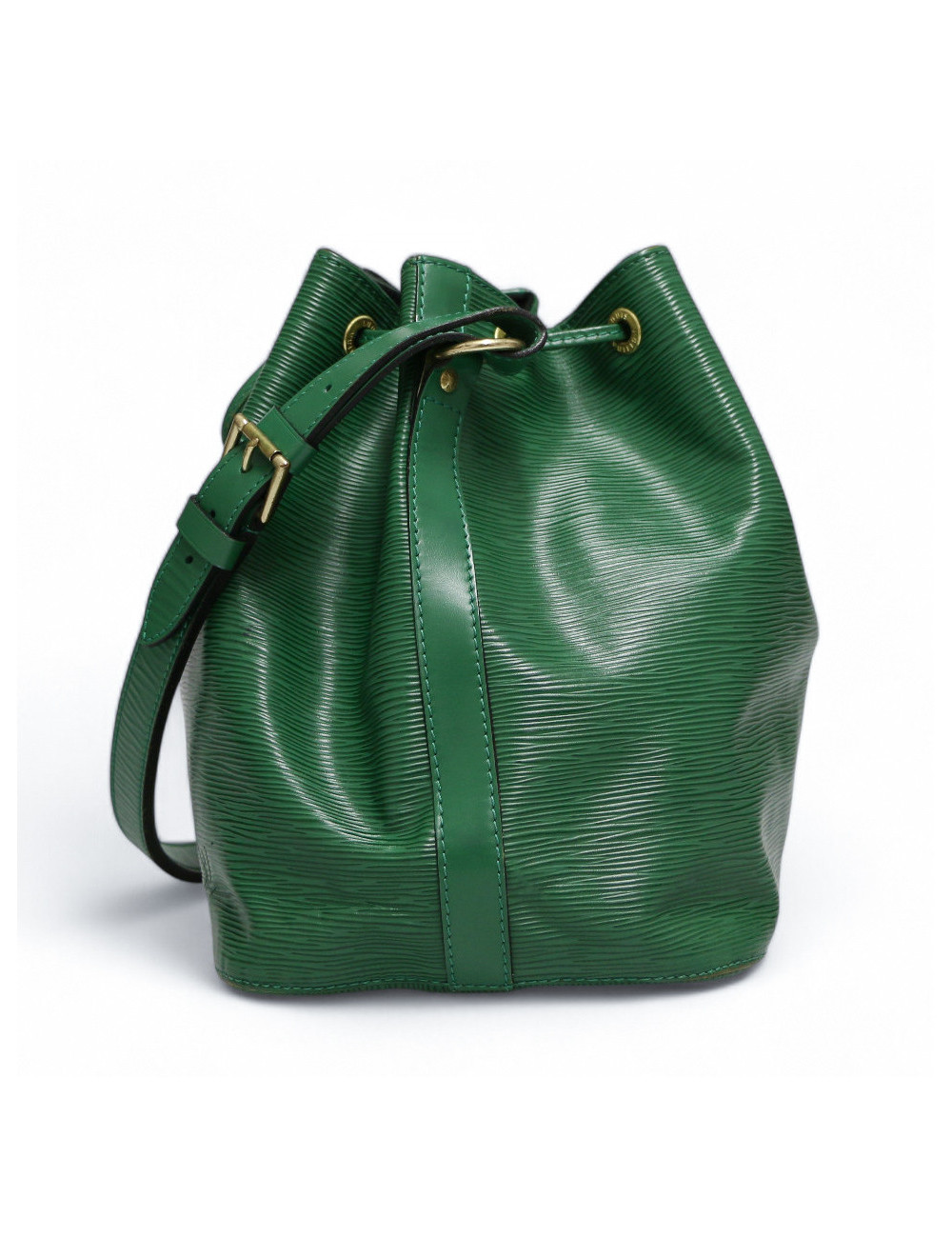 Sac Noé LOUIS VUITTON cuir épi vert