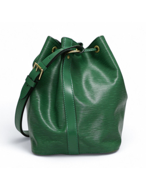 Sac Noé LOUIS VUITTON cuir épi vert