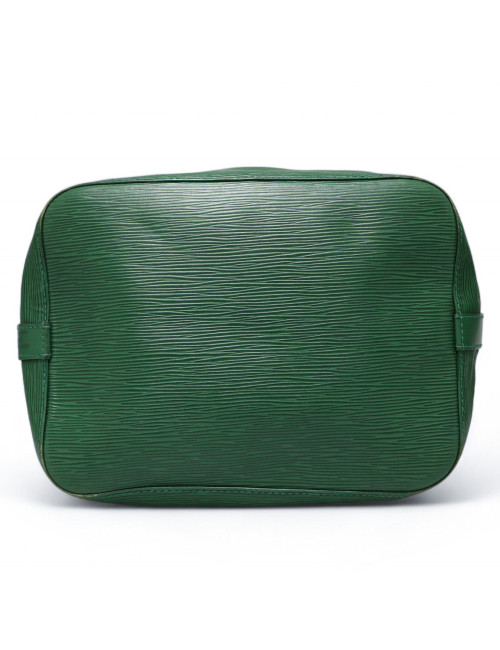 Sac Noé LOUIS VUITTON cuir épi vert