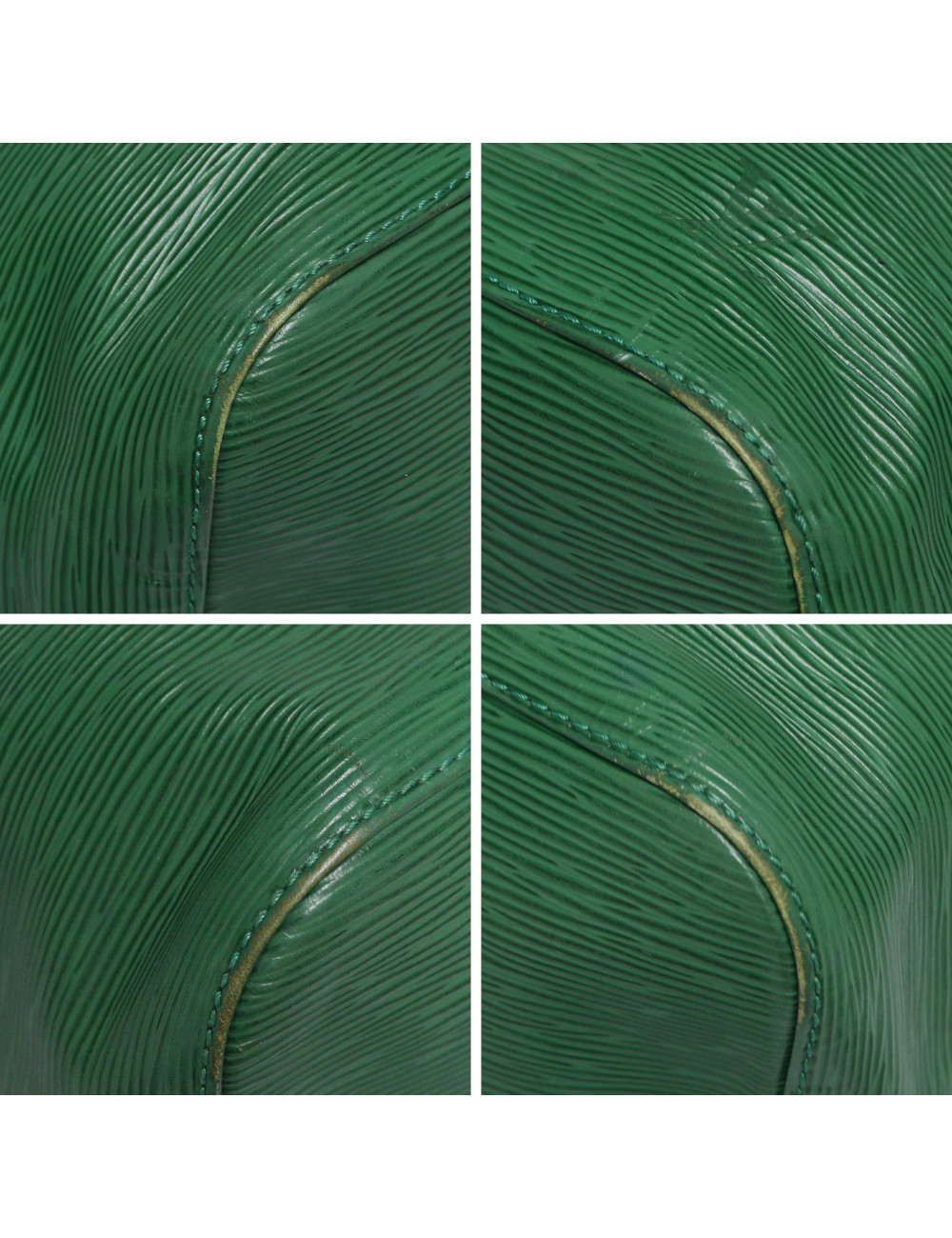 Sac Noé LOUIS VUITTON cuir épi vert