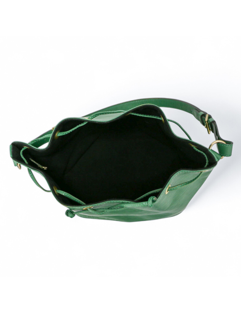 Sac Noé LOUIS VUITTON cuir épi vert