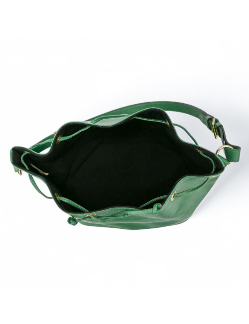 Sac Noé LOUIS VUITTON cuir épi vert