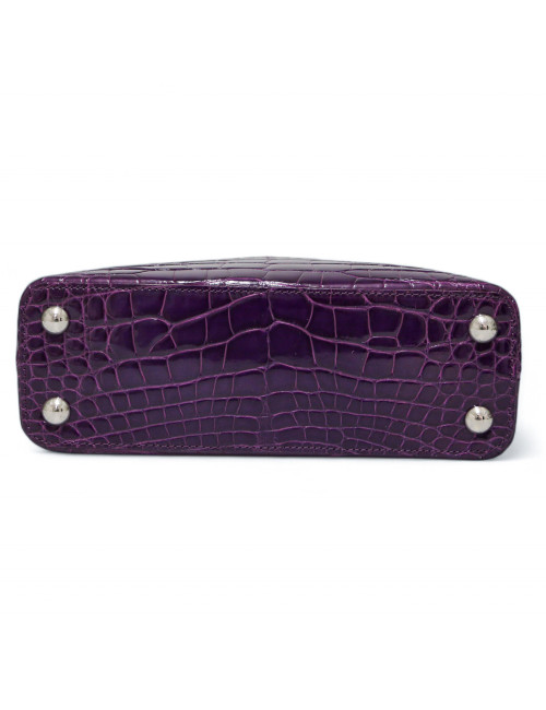 Sac Capucine  LOUIS VUITTON crocodile violet